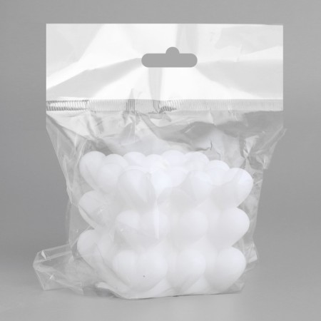 Figure candle "Babble Heart" 6 cm, white-3