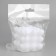 Figure candle "Babble Heart" 6 cm, white