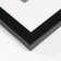 Photo frame plastic 21x30 cm (Paspartt 15x20 cm), black
