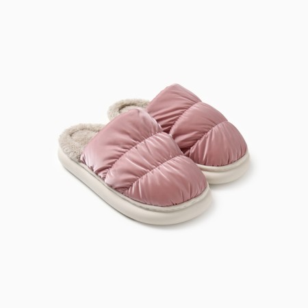 Women's slippers, size 40-41, pink color-17