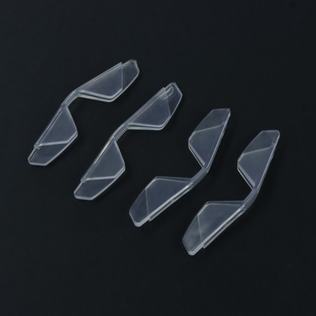 Protective lining on the door, 8.5x1 cm, transparent, set 4 pcs