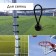 A loop with a lock for fastening tents and nets, 10 cm, in a set of 5 pcs.