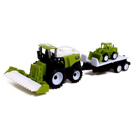 Combine inertial "Farmer", with a tractor and trailer, mix-5