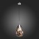 Suspension lamp ST LUCE. SL328.103.01. AEREO. 1x60 watts, E27, 22x22 cm, chromium color