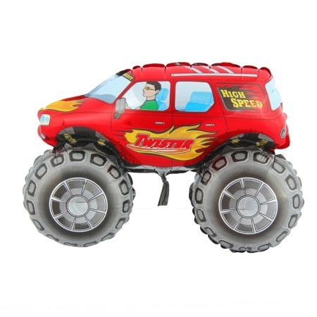 Foil ball 12 "SUV" for a stick, the color of the red