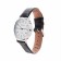 Men's wrist watch, D-4 cm, white dial