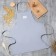 Apron Ethel "Kitchen" Tsv. Sery, 60x70cm, Sarzha, 100% H/L