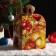Golden Balls Golden Box, 15 x 15 x 19 cm