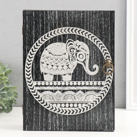 Klyuchnitsa tree 6 hooks "Indian elephant" 22x7.2x29 cm