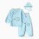 Kit for children (swing, slider, cap), blue color, height 56 ​​cm