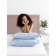 Guten Morgen Diana pillow, size 50x70 cm, blue color