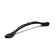 Tundra handle, m/o 128 mm, black color