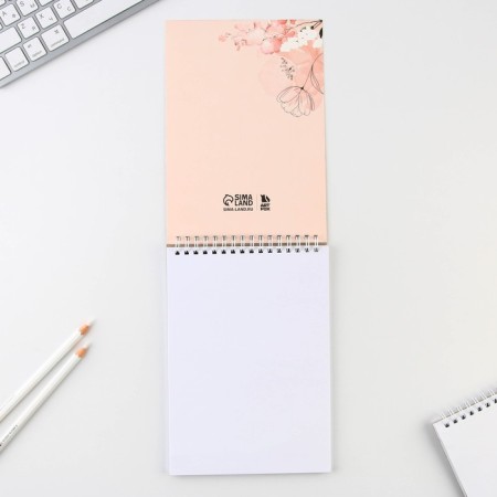 Sketchbook A5, 40 l 100 g/m2 "Flowers"-2