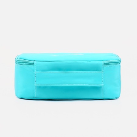 Road cosmetic bag, mint color-1