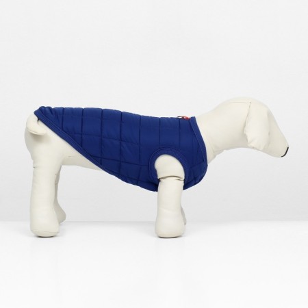 Dog jacket "Nice", size 2xl (DS 41 cm, Osh 41 cm, og 54 cm), blue-1