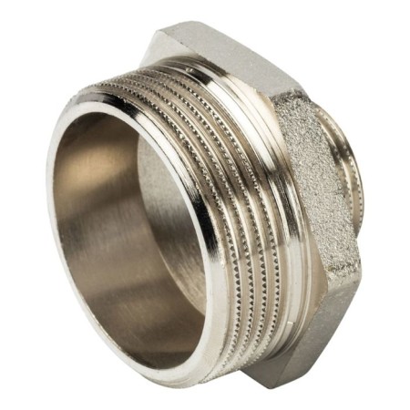 Nipple transition stout SFT-0004-011234, 1 1/2 "x 3/4", external thread, nickel. brass-2