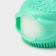 Silicone brush for the body with foam rubber "Mouse", green color