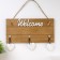 Decorative tree hooks "Three hearts. Welcome" mix 20x10x2.5 cm