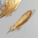 A set of goose feathers 15-20 cm, 10 pcs, golden