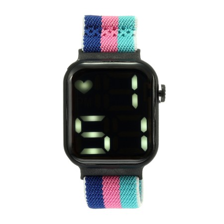 Electronic watch watches with textile strap