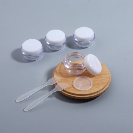 Storage set, 6 items, 10 ml, transparent/white color-1