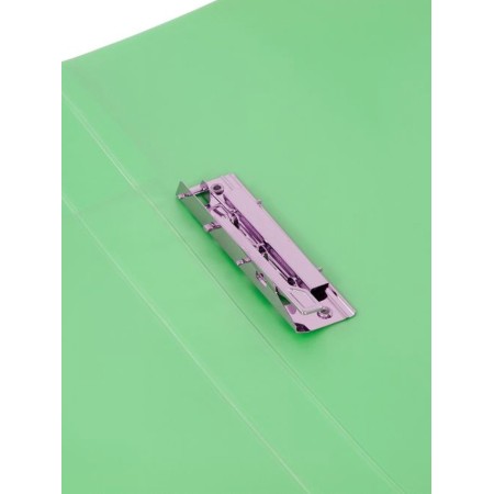 Folder with a spring -fingering agent A4, 700 microns, 27 mm, calligrata top Pastel, internal and end pocket, up to 180 sheets, pistachio-1