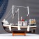 Souvenir ship "Fisherman" 38x32x12cm