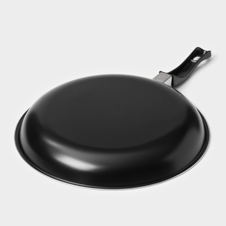 Set of the jacqueline pan, 3 subjects: 20/25/30 × 4 cm, anti -stick coating, black color-17
