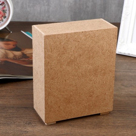 MDF decor casket 15x12x7 cm mix-4