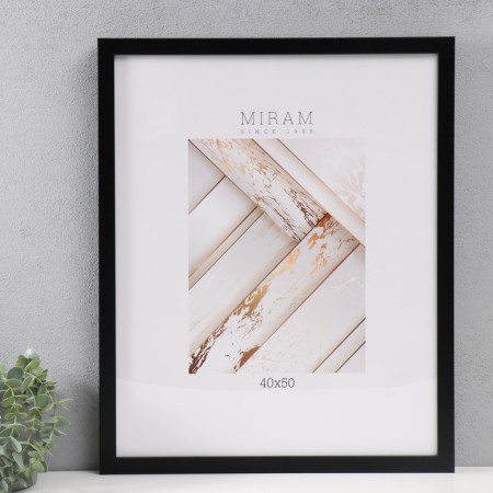 Photo frame Plastic "Mira" 40x50 cm, 650077-16 (plastic screen)-1