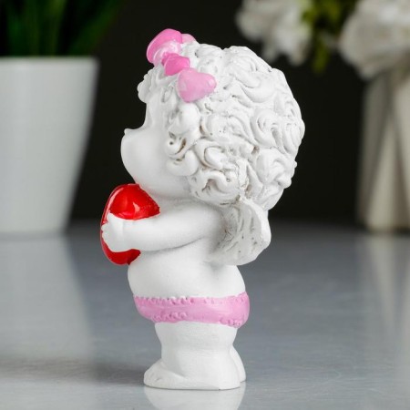 Figure "Angel with a heart" 5x5x9cm-4