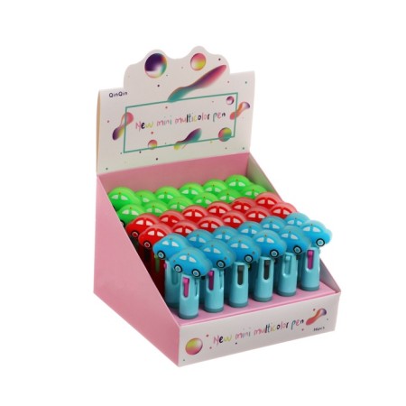 Handle Automatic Ball 4 color, mini, "car", mix-6