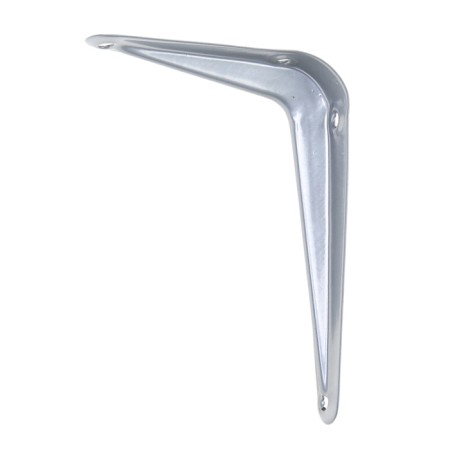 Bracket, 100x75x0.8 mm, metal, chromium color