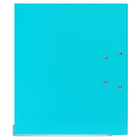 A4, 50 mm registrar, calligrata, PVC, embossing "flax", metal edging, pocket for a spine, collected, blue, mix-6