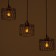 Lamp Bayerlux "Rumba" 3x E27 40W gold 18x50x12-112cm