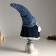 Interior doll "Grandma in a blue sundress and cap" 54 cm