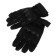 Motorcycle gloves with protective inserts, size l, black