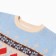 New Year. Knitted children's katan scandinavia size 32 (110-116 cm), blue