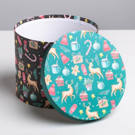 A set of gift boxes 5 in 1 "European", 13 x 14–19.5 x 22 cm, New Year-7