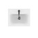 The built -in sink Cersanit Moduo 50, with 1 hole for the mixer, white
