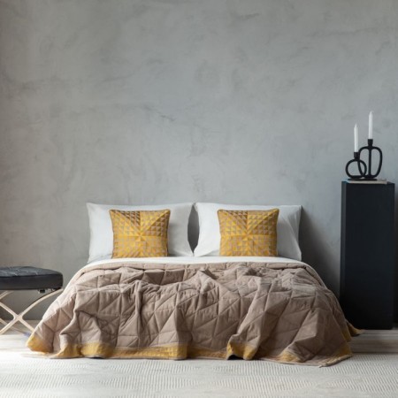 Cover with pillowcases "Dallas", size 230x250 cm, color gray color