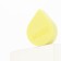 A sponge frame for applying makeup increases when getting wet, the color is light yellow, Beauty Fox