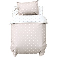 Bed linen I am “peas”, beige color, 112x143 cm, 60x120+20 cm, 40x60 cm, 100% cotton