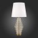 ST LUCE bedside lamp. SL1001.204.01. Rexite. 1x40 watts, E27, 35x35x74 cm, brass color, cognac