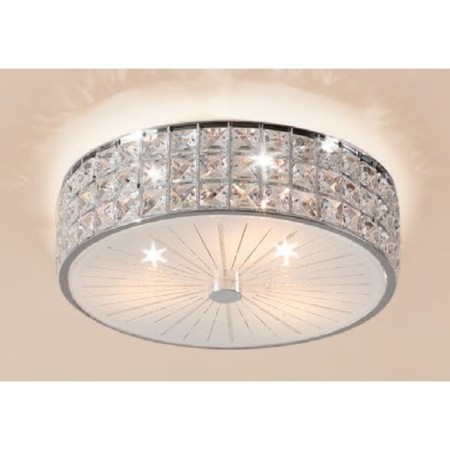 Chandelier "Portal", 3x60W E14, Chrome 31x31x12 cm
