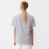 Women's T-shirt Minaku Oversize Fit: Light gray color, river 42