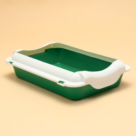 Medium toilet with 36 x 26 x 9, green/white
