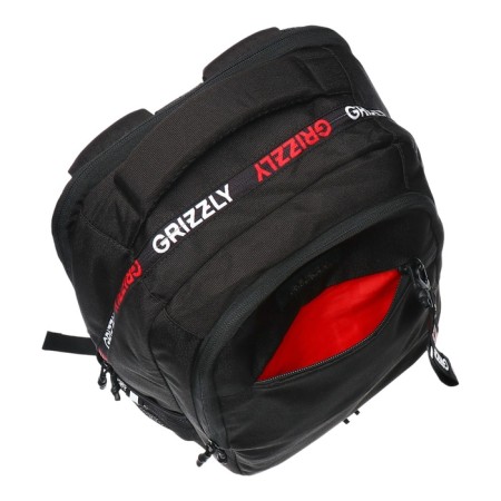 Youth backpack 42 x 31 x 22 cm, Grizzly, ergonomic back, laptop department, black-7
