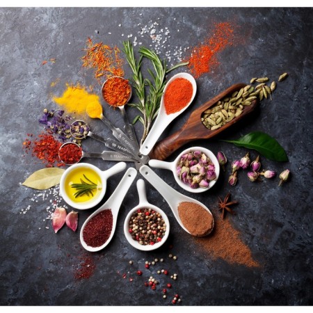 Picture on the subframe of "spices" 40*40 cm