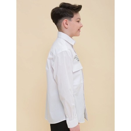 Surchachka upper for boys, height 134 cm, white color-2